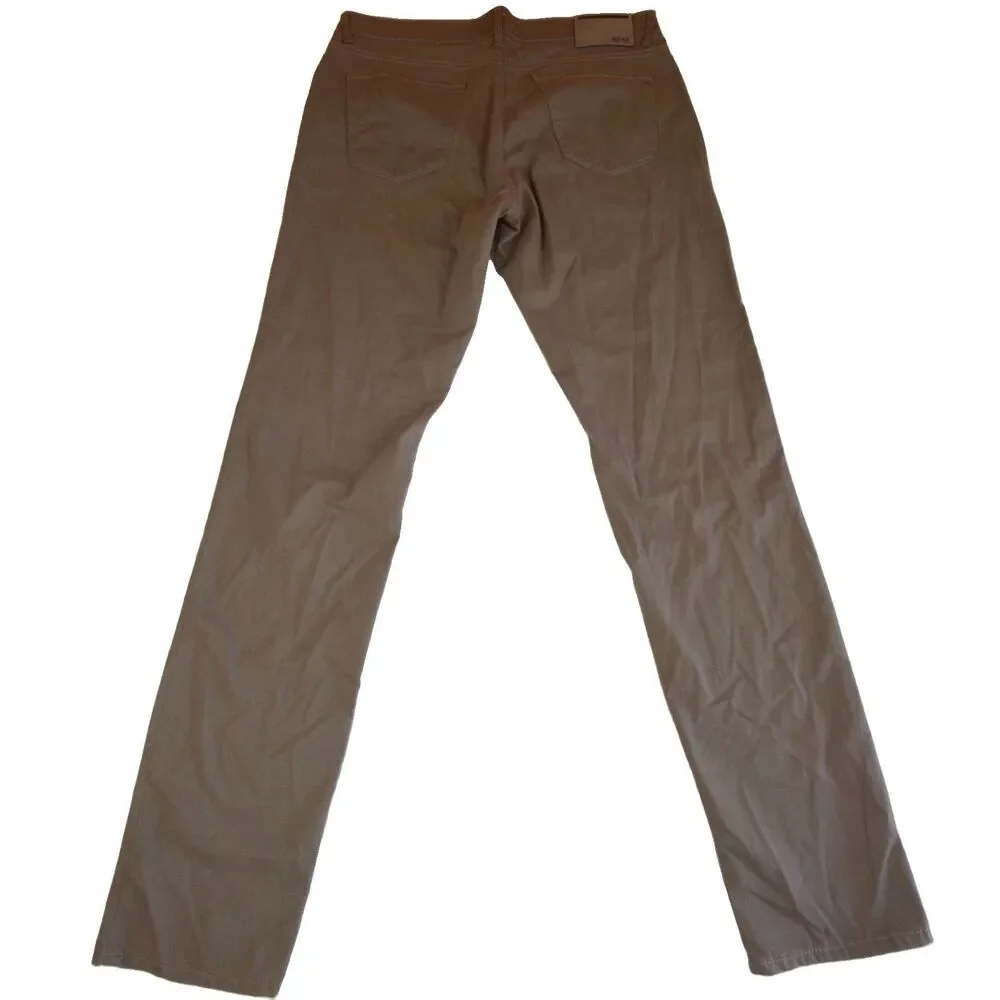 Brax Chuck Pants Stretch Men's 36W 35L Brown Chino Straight Woo, Look